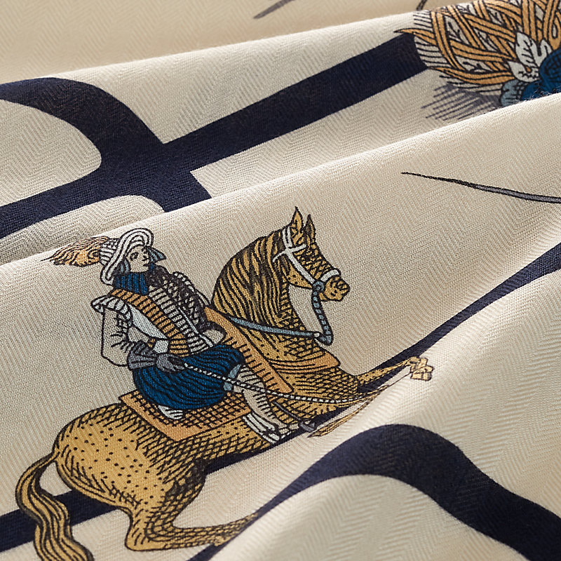 Passades et Serpentines giant triangle - Blue | Hermès Denmark